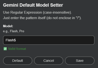 Settings Modal